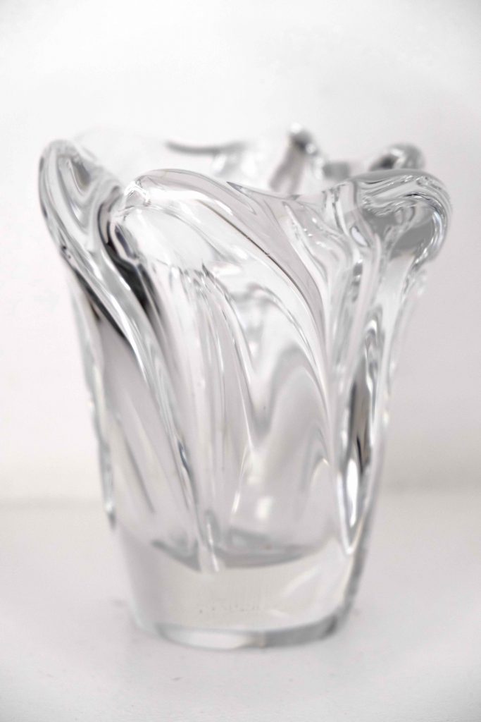 Vase Fleur En Cristal Daum France 1950 Regard Au Pluriel 2072